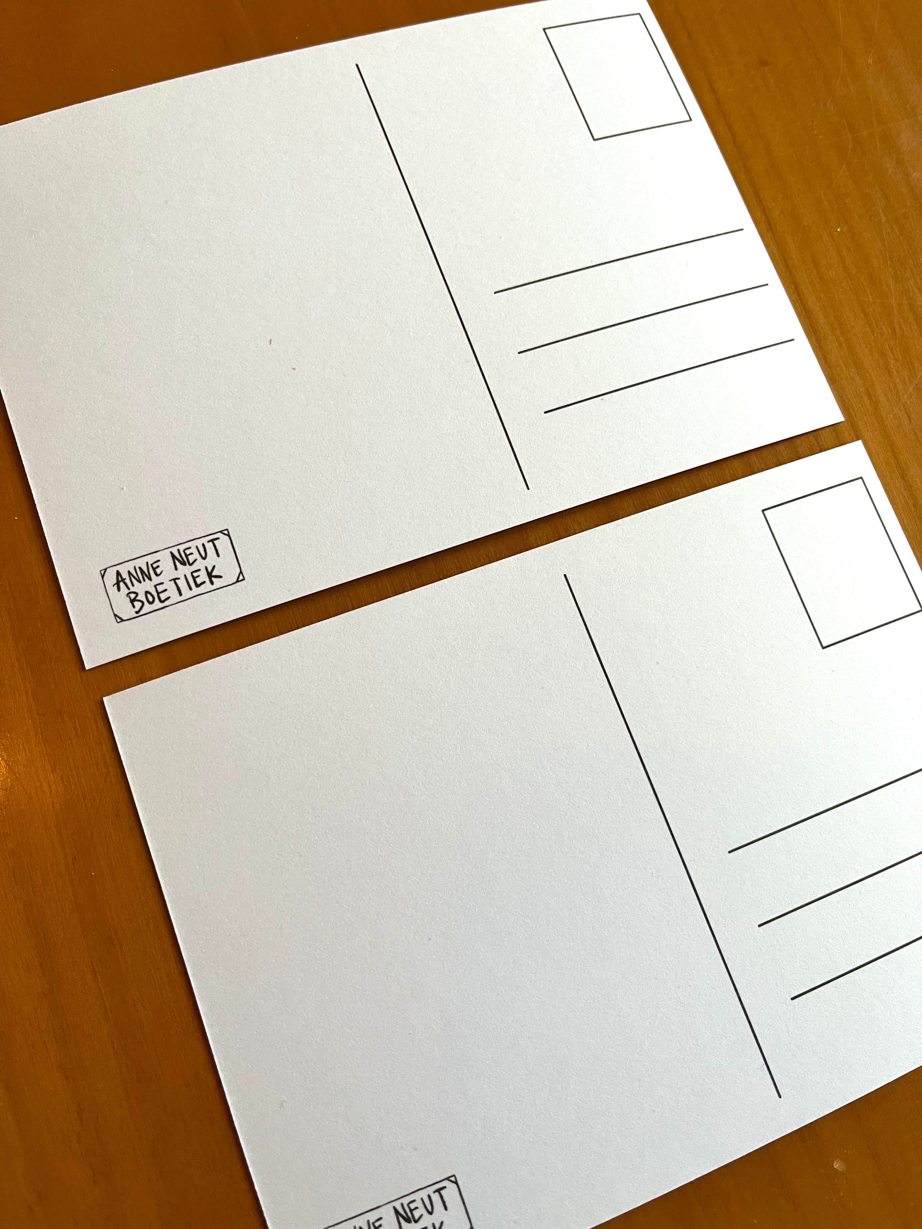 Ansichtkaart 'De badgast'